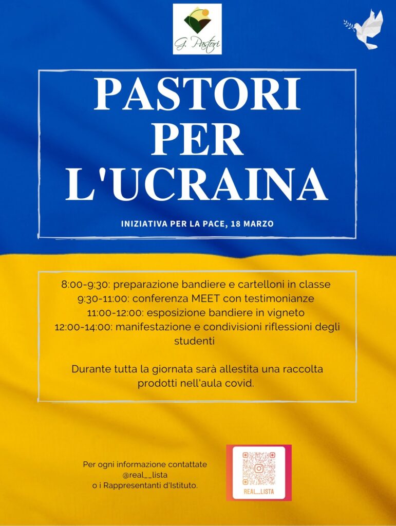 locandina pastori per l'ucraina