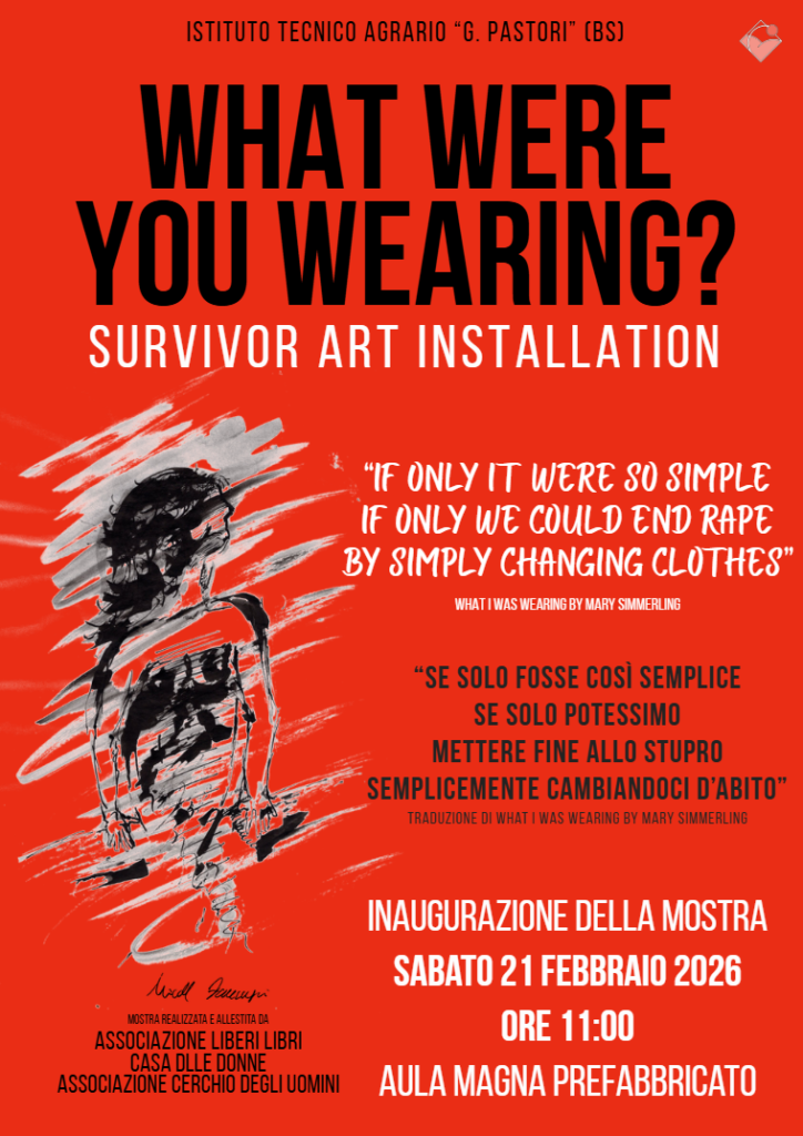 La locandina della mostra con l'opera di Nicol Zaccagni